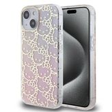 Hello Kitty iPhone 15 Renk Geçişli Elektroplating Kitty Head Kılıf