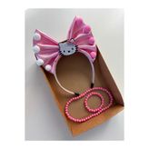 Hello Kitty Taç Pembe Kolye Bileklik