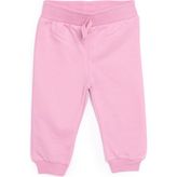 HelloBaby Basic Az Şardonlu Eşofman Alt Kız Bebek - 1 Yaş - Pembe