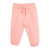 HelloBaby Basic Az Şardonlu Eşofman Alt Kız Bebek - Pembe