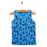 HelloBaby Basic Erkek Bebek Atlet Tshirt Turkuaz 9 Ay