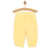 HelloBaby Basic Erkek Bebek Sarı Polar Pantolon