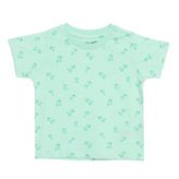 HelloBaby Basic Erkek Yaz Baskılı T-Shirt Bebek - Mavi