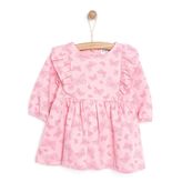 HelloBaby Basic Kız Örme Önü Fırfırlı Elbise Kız Bebek
