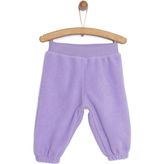 HelloBaby Basic Polar Pantolon Kız Bebek - 6 Ay - Lila