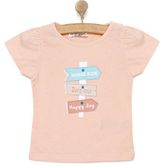 Hellobaby Basic Yazı Baskılı Tshirt Kız Bebek - Pembe - 2 Yaş