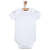 HelloBaby Beyaz Kısa Kol Body