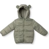 Hellobaby Erkek Bebek Mont Fermuarlı Kapüşonlu Long Sleeve - Haki - 4 - 5 Yaş