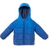 Hellobaby Erkek Bebek Mont Fermuarlı Kapüşonlu Uzun Kol - Mavi - 1 - 2 Yaş