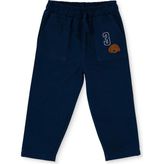 Hellobaby Erkek Bebek Pantolon Hayvan Baskılı Ribanalı - Lacivert - 6 - 9 Ay