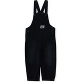 Hellobaby Erkek Bebek Salopet Düğmeli Modelli Yaka Sleeveless Reçme - Siyah - 12 - 18 Ay