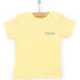 HelloBaby HelloBaby Basic Ribana Kız Bebek Tshirt - Sarı - 6 Ay