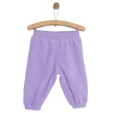 HelloBaby Kız Bebek Basic Pantolon Polar Lastikli Paça Mor - Lila