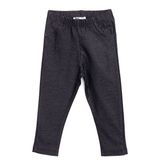 HelloBaby Kız Bebek Basic Tayt Denim Reçme Paça İndigo -