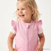 HelloBaby Kız Bebek Basic Yelek Bisiklet Yaka Fermuarlı Atlet - Açık Pembe