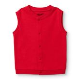 HelloBaby Kız Bebek Basic Yelek Çıtçıtlı Bisiklet Yaka Atlet - Kırmızı