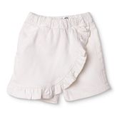 HelloBaby Kız Bebek Denim Şort Reçme - Ekru
