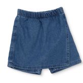 HelloBaby Kız Bebek Denim Şort Reçme - İndigo