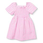 HelloBaby Kız Bebek Elbise Modelli Yaka Short Sleeve - Pembe