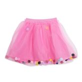 HelloBaby Kız Bebek Etek Geometrik Şekil Baskılı Reçme - Pembe