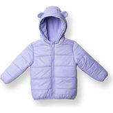 Hellobaby Kız Bebek Mont Fermuarlı Uzun Kol - Lila - 9 - 12 Ay