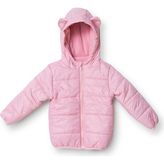Hellobaby Kız Bebek Mont Fermuarlı Uzun Kol - Pembe - 9 - 12 Ay