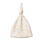 HelloBaby Kız Bebek Şapka Hayvan Baskılı - Ekru