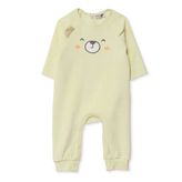 HelloBaby Yenidoğan Kadife Patiksiz Tulum - Yeşil