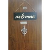 Hellove Welcome Kapı Süsü Ahşap Kapı Süsü Dekoratif Süs Duvar Süsü