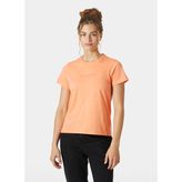 Helly Hansen Turuncu Kadın Bisiklet Yaka T-Shirt HHA.54591 W CORE T-SHI