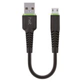 Helt HT-DC12 20 cm Siyah Plastik USB Şarj ve Data Kablosu
