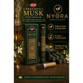 Hem Marka Musk Çubuk Tütsü 120 Adet 6 Paket ve Ahşap Tütsü Kayığı