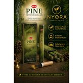 Hem Marka Pine Çam Ağacı Çubuk Tütsü 120 Adet 6 Paket ve Ahşap Tütsü Kayığı