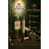 Hem Marka Rain Forest Orman Yağmuru Çubuk Tütsü 120 Adet 6 Paket ve Ahşap Tütsü Kayığı