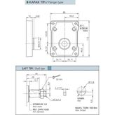Hema 1pn Dişli Pompa – 1/8 Konik Şaft, B Kapak 8,2 Cm³/dev · Sol Dönüş