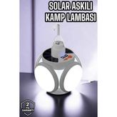 HemenGo Güneş Enerjili Solar Aydınlatma 100 lm Acil Durum Lambası Renkli ABS Malzemeden Şarjlı El Feneri