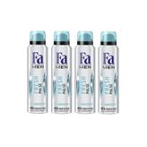 Henkel Fa Men Fresh Pulse Deodorant Sprey, 150 ml, 4 Adet