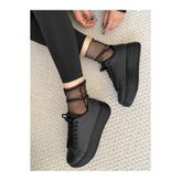 Hepsi Moda Kalın Taban Spor Ayakkabı - MBE - Siyah