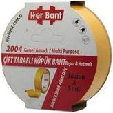Her Bant Çift Taraflı Köpük Bant 36 Mm X 5 Mt