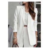 Hera Moda KADIN BEYAZ BLAZER CEKET