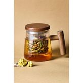 Herby 500ML Cam Süzgeçli Kupa - Şeffaf - 500 ml