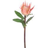 Herdekora Yapay Çiçek, Protea Çiçeği, Turuncu - 60 cm