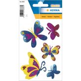 Herma Magic Diamond Glittery Kelebekler Etiket