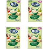 Hero Baby 4x200 gr Sütlü Meyveli 8 Tahıllı Kaşık Maması