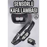 Herşey Trend Kafa Lambası Kamp Lambası Sensörlü Şarjlı Ayarlanabilir
