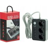 Hescom 3 Soket 6'lı USB Uzatma Kablosu