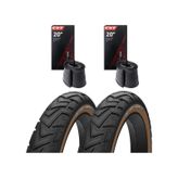Heugers Cst Tourance Ride Ambro Amber Yanak 20x4.0 Zırhlı İç Dış Lastik Seti Elektrikli Bisikletle