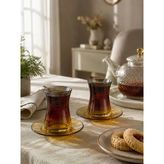 Heybeli Çay Bardağı Seti 6'lı