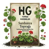Hg Sardunya (Pelargonium) Çiçeği Toprağı