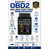 Hhobd Obd2 Ios-Android-Pc Bluetooth Özellikli Araç Arıza Tespit Cihaz - Siyah